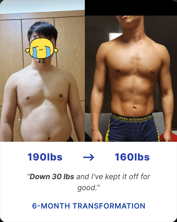 Jeongwoong's JHKFIT client transformation result